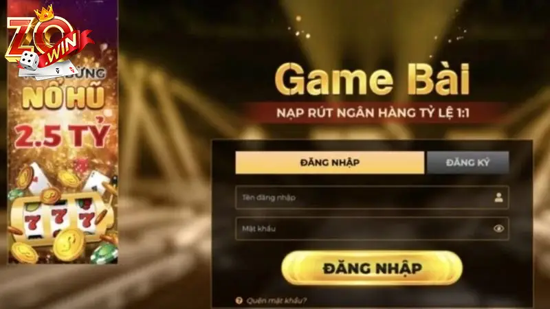 Hướng dẫn các bước đăng nhập Zowin đơn giản với 3 bước